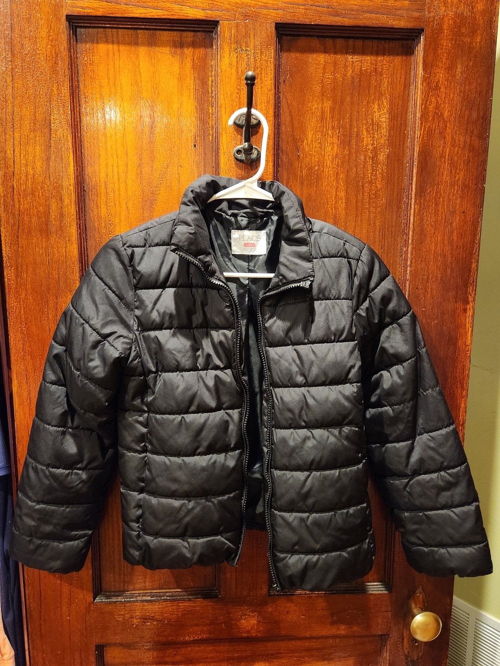 EUC 10/12 The Children's Place Black Quilted Puffer Jacket